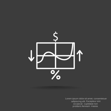 İş ile grafik simgesini simgeleri