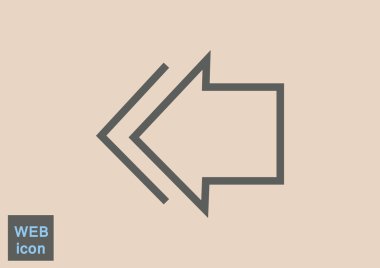 basit ok sol işaret