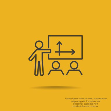 insanlar sunum basit simgesini