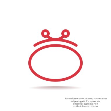 Basit cüzdan web simgesi