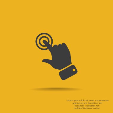 Dokunmatik ekran web simgesi