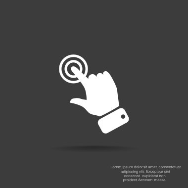 Dokunmatik ekran web simgesi