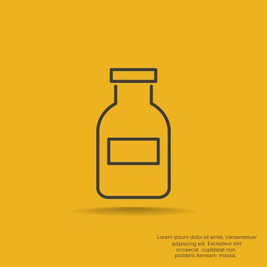 Tıp şişe web simgesi