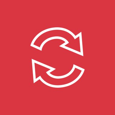 Oklar web simgesi olan daire