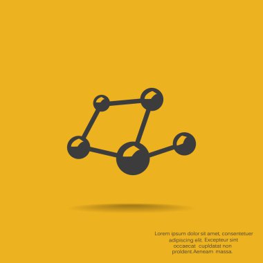 Moleküler bileşik web simgesi