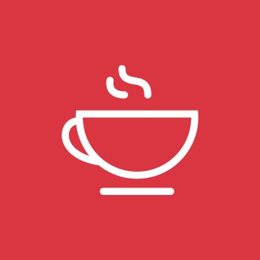 Fincan sıcak bir içecek web simgesi