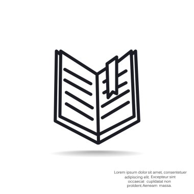 Açık kitap web simgesi