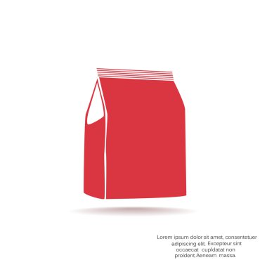 Kağıt ürün paketi web simgesi