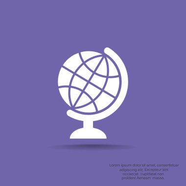 Basit küre web simgesi