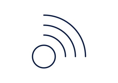 Kablosuz dalgalar web simgesi