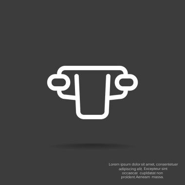 Basit bebek bezi web simgesi