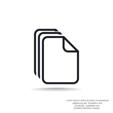 Dosyaları veya belgeleri web simgesi