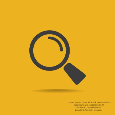 Basit büyüteç simgesini