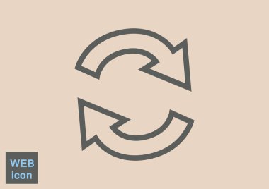 Oklar web simgesi olan daire