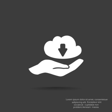 Veri yandan web simgesi bulut