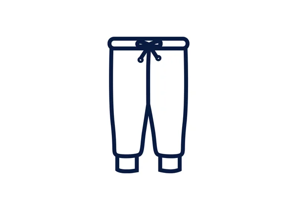 Pantalón icono web — Vector de stock