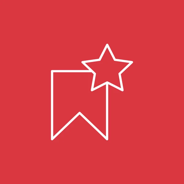 Icona web etichetta Star — Vettoriale Stock