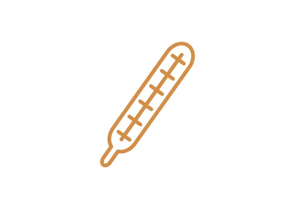 Medical thermometer web icon — Stock Vector