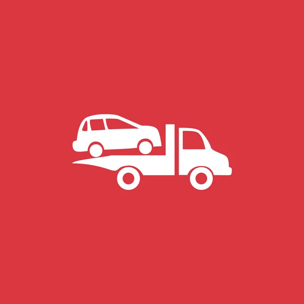 Auto evacuatie web pictogram — Stockvector