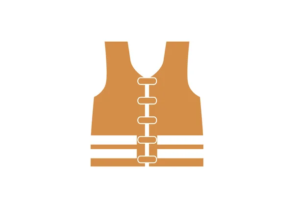 Веб-иконка спасательного жилета — стоковый вектор