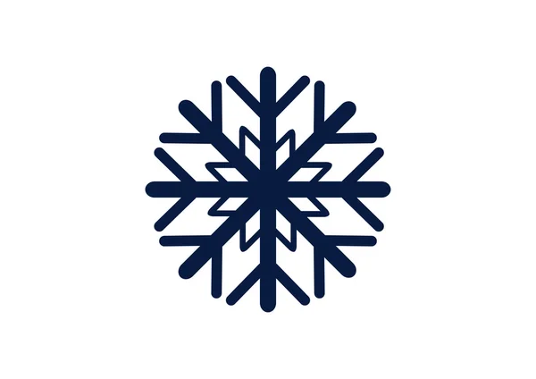 Copo de nieve icono web — Vector de stock