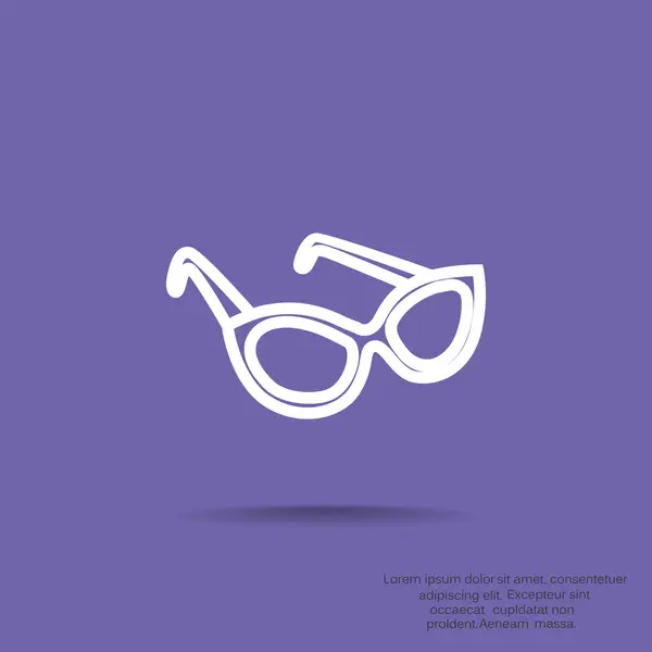 眼鏡 web のアイコン — ストックベクタ
