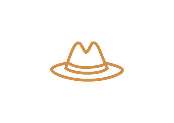 Chapeau icône web — Image vectorielle