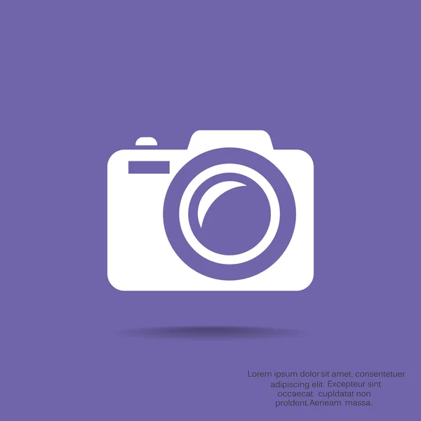 Icono de cámara fotográfica — Vector de stock