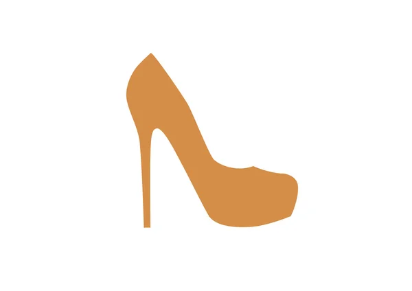 Icône Web de chaussure féminine — Image vectorielle