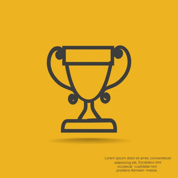 Icono de premio simple — Vector de stock