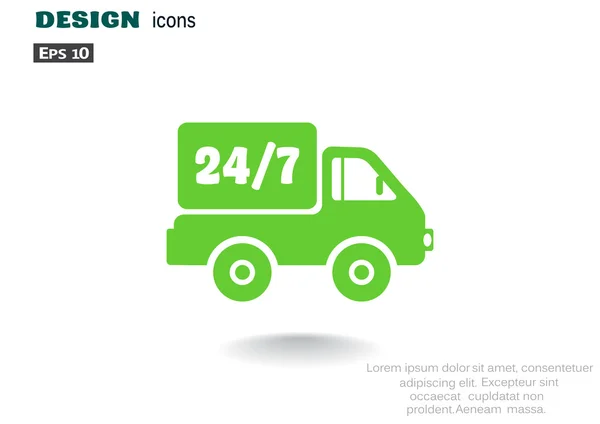 Delivery truck icon — Stock Vector