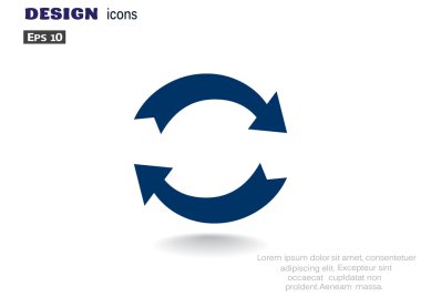 Oklar web simgesi olan daire