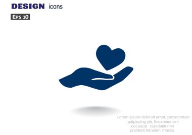 charity web icon clipart