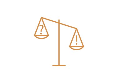 Adalet basit web simgesi ölçekleri