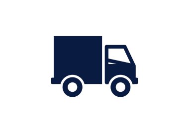 Nakliye ve teslimat web simgesi