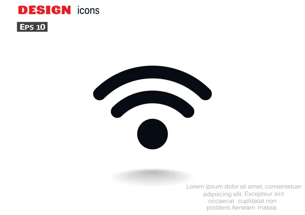 Icono de señal Wi-Fi — Vector de stock
