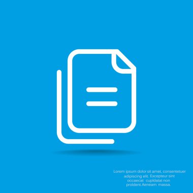 Dosyaları veya belgeleri web simgesi