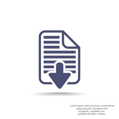 Download dosya web simge