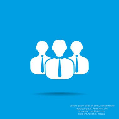 Grup insanlar basit web simgesi