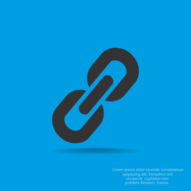 Basit zincir web simgesi