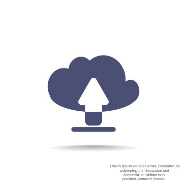 Bulut dosya download simgesi