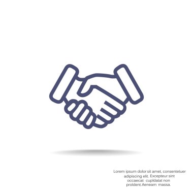 El sıkışma basit web simgesi