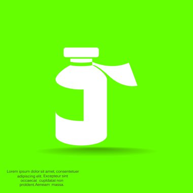 Tıp şişe web simgesi 