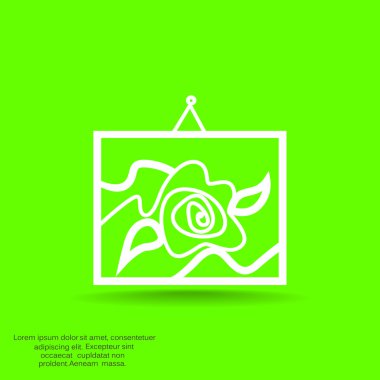 çerçeveli resim simgesi