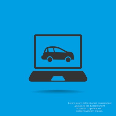 basit araç simgesini