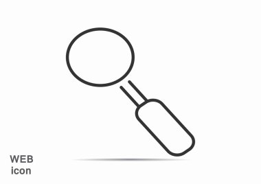 Basit büyüteç simgesini