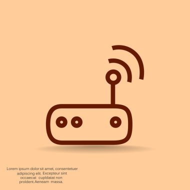 Wi-Fi Router simgesi