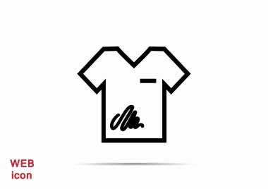 T-shirt web simgesi