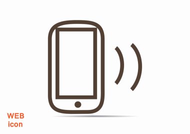 Boş ekranlı basit akıllı telefon