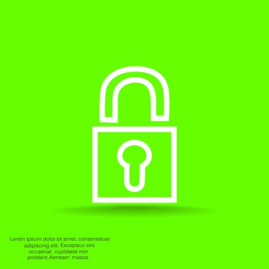 kapalı kilit simgesi